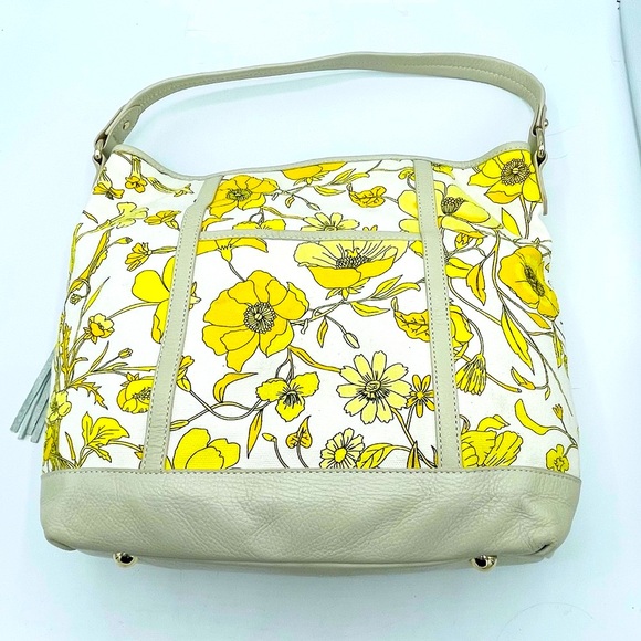 ISAAC MIZRAHI 👍DEAL DEAL DEAL famous designer LEATHER BRIGHT AND BEAUTIFUL 🤩BAG - Picture 10 of 17